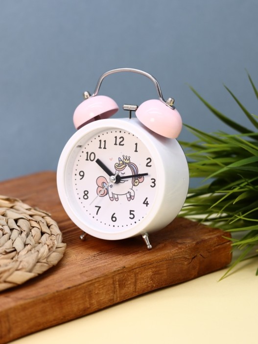 Часы-будильник "Unicorn", pink (13,5х10 см) 