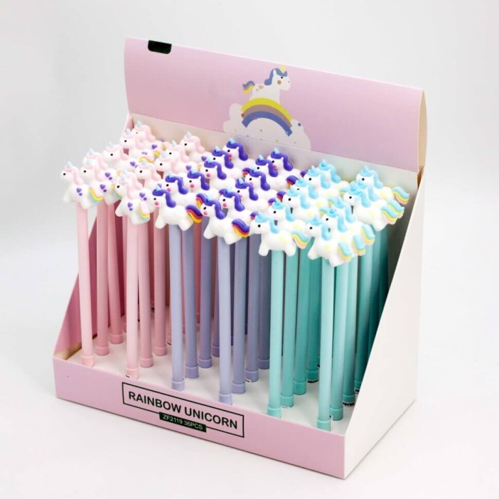 Ручка &quot;Rainbow unicorn&quot;, mix, шоу-бокс 36 шт. 