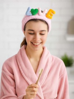 Повязка на голову &quot;Love&quot;, pink