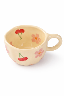 Кружка керамическая «Милая красавица», красная (300 мл)