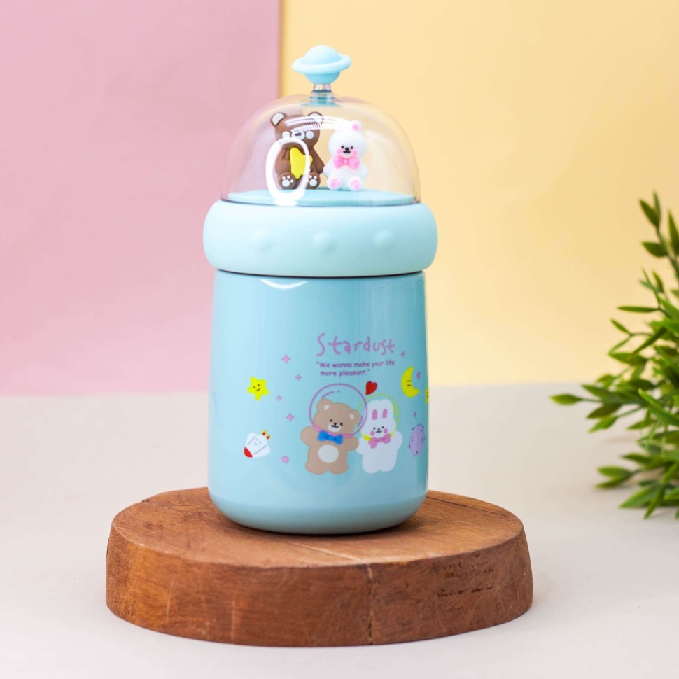 Термос "Space friends", blue (350 ml)