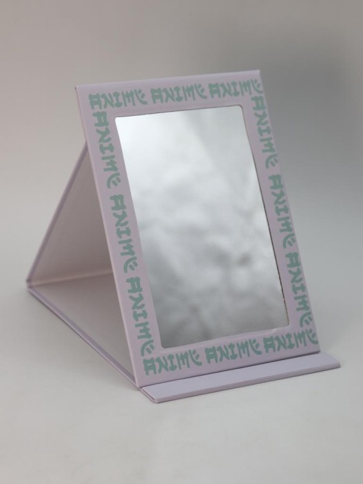 Зеркало настольное GIRLY &quot;Anime girl&quot;, green, 15*22 см 