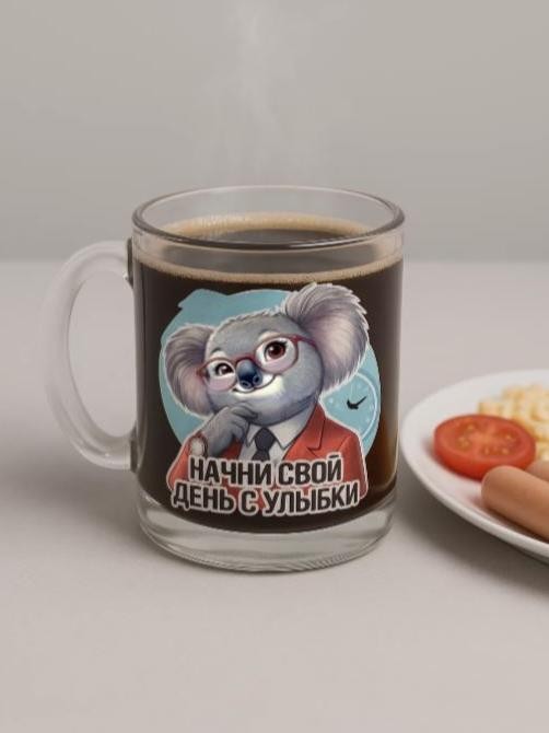 Кружка &quot;Начни свой день с улыбки&quot;, 320мл 