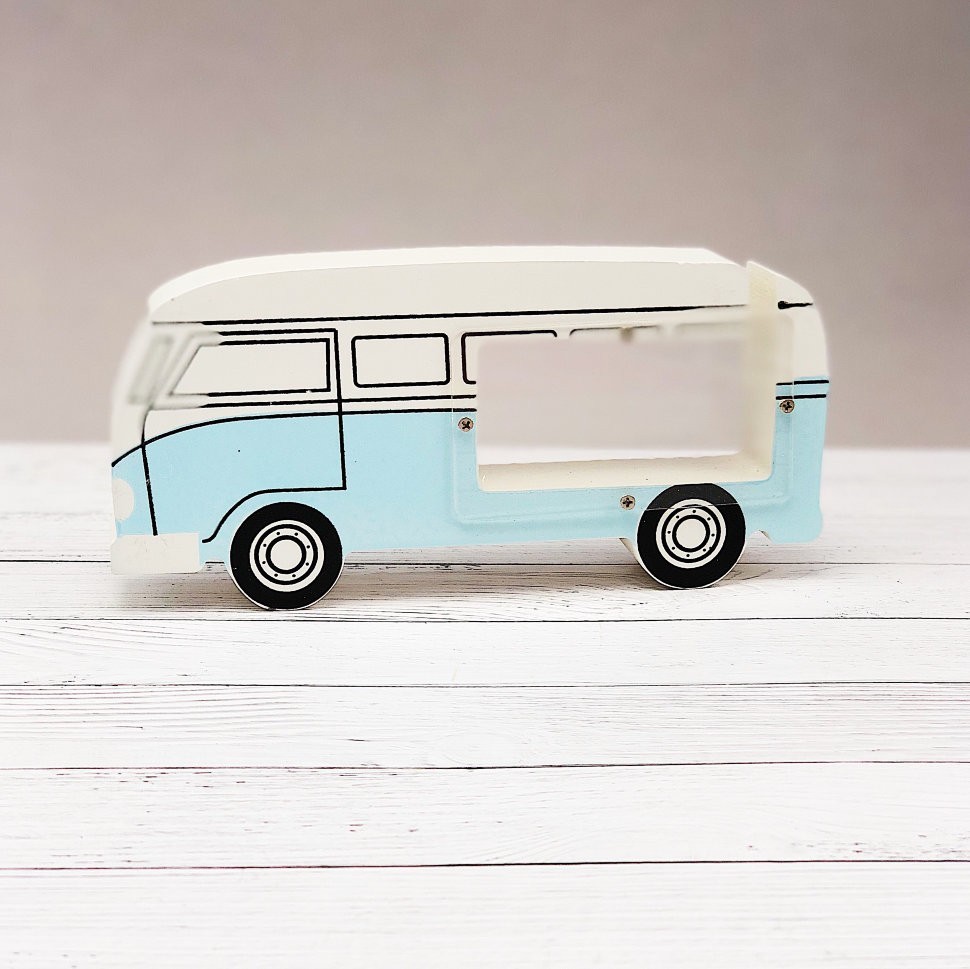 Копилка "Автобус", light blue