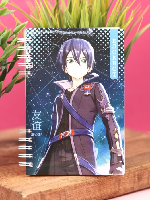 Блокнот на спирали &quot;Аниме герои&quot;, 120л, mix (10х15 см) 