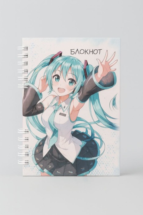 Блокнот на спирали &quot;Аниме герои&quot;, 120л, mix (10х15 см) 
