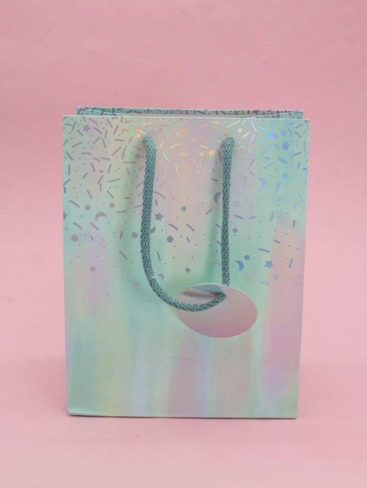 Пакет подарочный «Magic», green (18*23*10) 