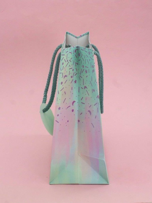 Пакет подарочный «Magic», green (18*23*10) 