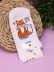 Носки женские Аниме «Fox love», р. 35-40, белый 