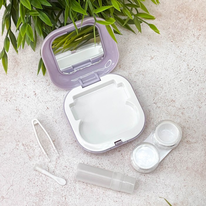 Контейнер для линз «Smooth», purple 