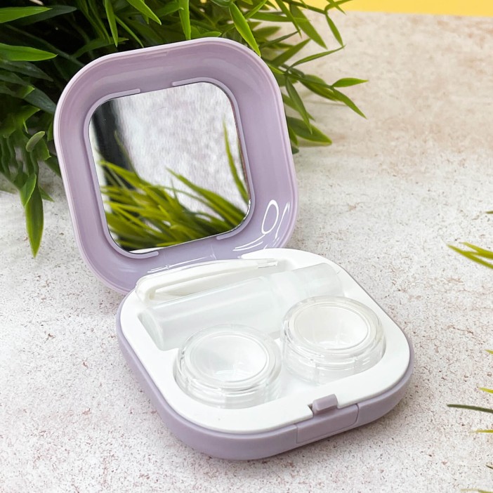 Контейнер для линз «Smooth», purple 