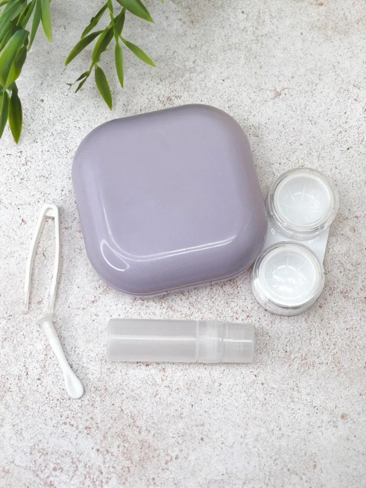 Контейнер для линз «Smooth», purple 