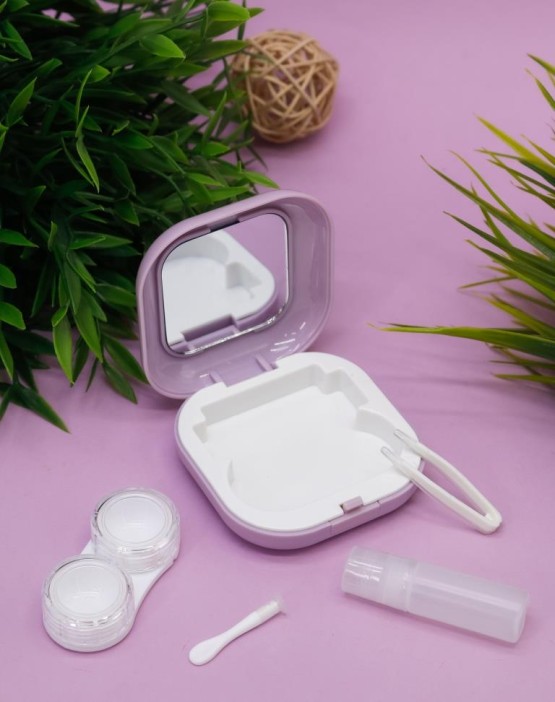 Контейнер для линз «Smooth», purple 