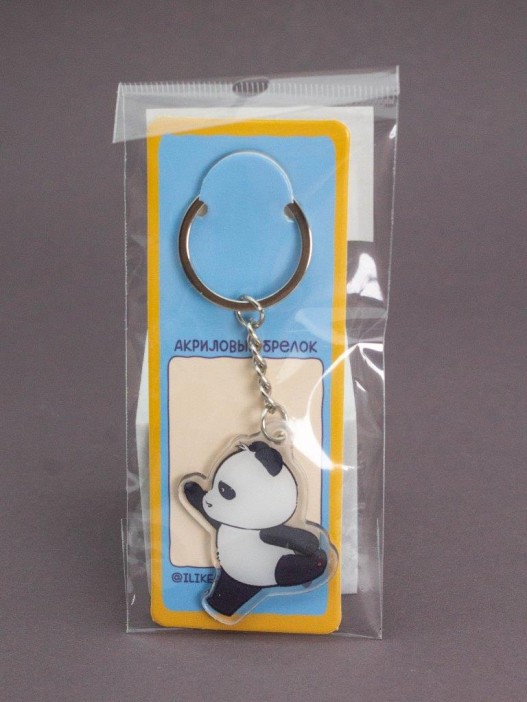 Брелок акриловый iLikeGift &quot;Panda Charging&quot; 
