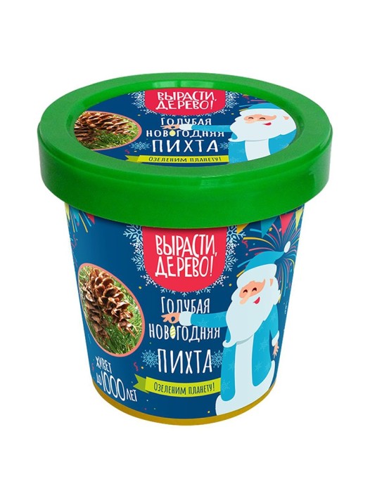 Набор д/выращивания растений &quot;Вырасти, Дерево!&quot;, &quot;Голубая новогодняя пихта&quot; 