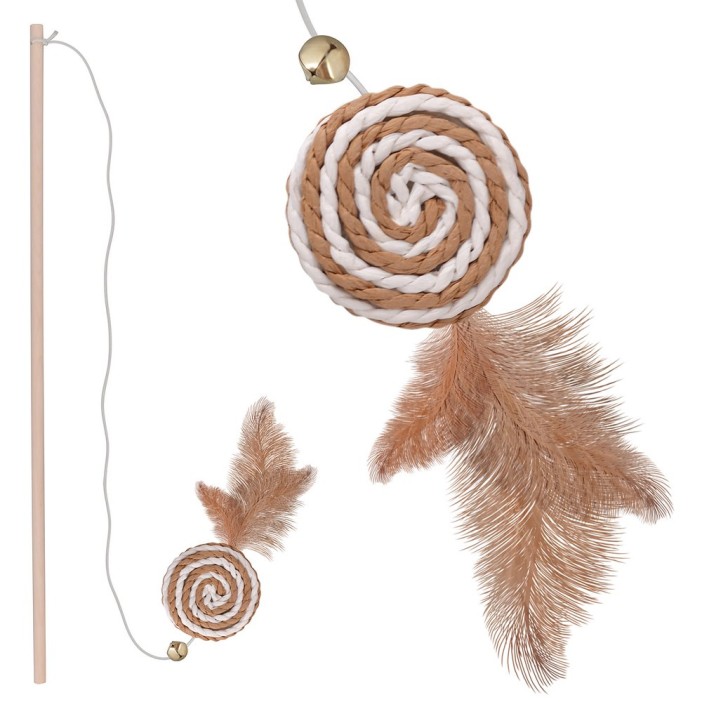 Игрушка-удочка для животных &quot;Бубен&quot; (97 см). 