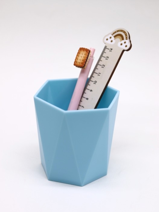 Стакан для зубных принадлежностей / канцелярских принадлежностей  «Triangle», blue 