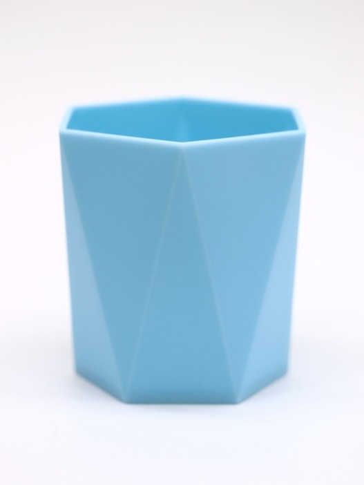 Стакан для зубных принадлежностей / канцелярских принадлежностей  «Triangle», blue 