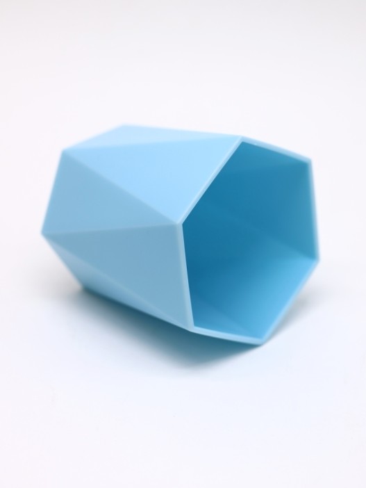Стакан для зубных принадлежностей / канцелярских принадлежностей  «Triangle», blue 