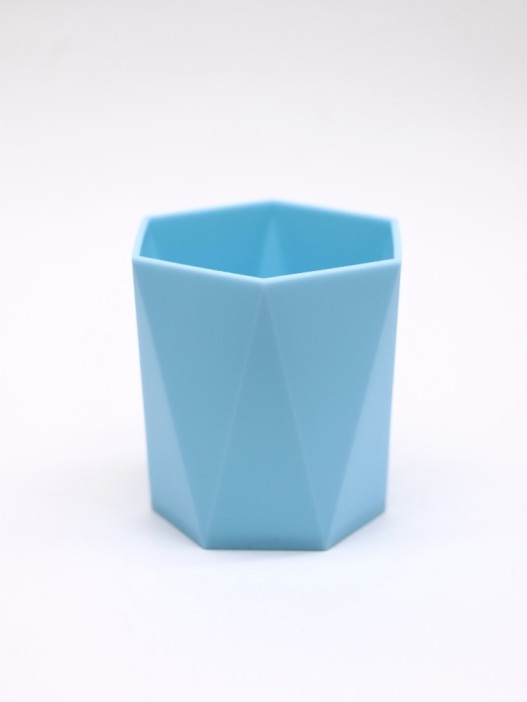 Стакан для зубных принадлежностей / канцелярских принадлежностей  «Triangle», blue 
