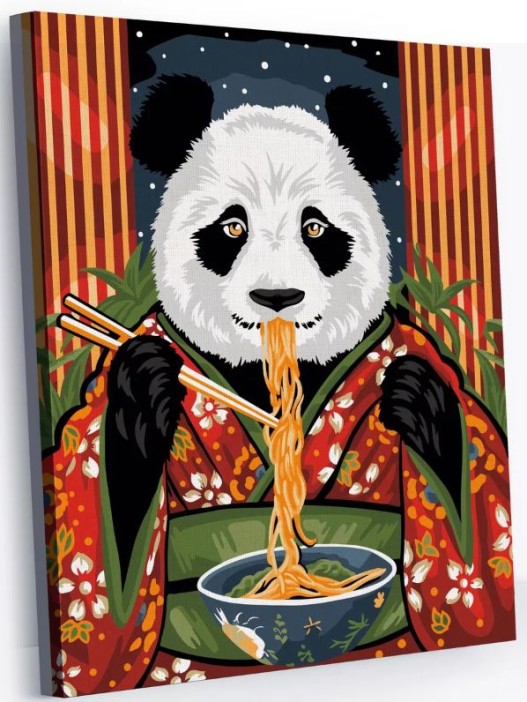 Картина по номерам 40*50 &quot;Японский ужин&quot; (17 цветов) 