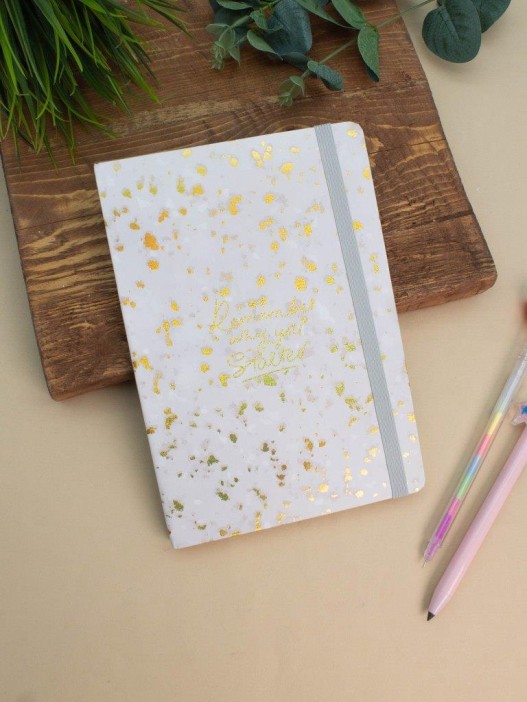 Блокнот (А5) &quot;Remember why you started&quot;, white (14.5*21) 