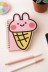 Блокнот на спирали (B6) &quot;Bunny ice cream&quot; (13*18) 