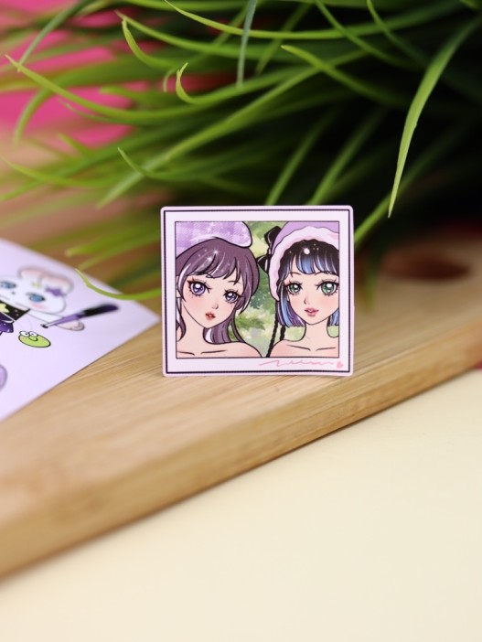 Наклейки&quot; Anime lilac&quot; (22*12 см) 