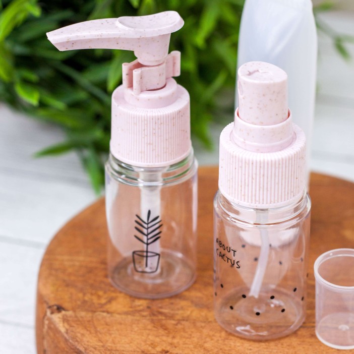 Дорожный набор "About cactus", pink 