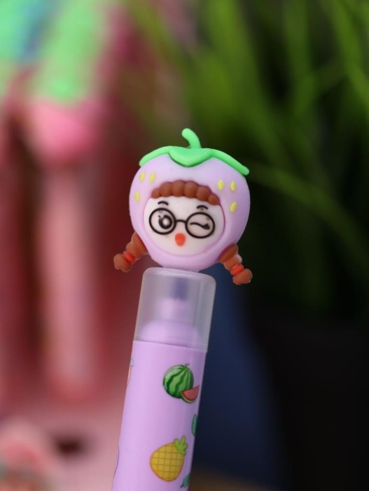 Маркер текстовыделитель 3 в 1 "Girl strawberry head", шоу-бокс 36 шт. 