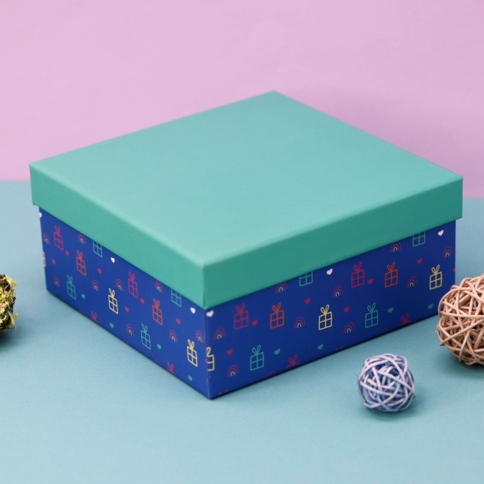 Набор подарочных коробок 3 в 1 «Gift», 15*15*6.5-17*17*8-19*19*9.5 