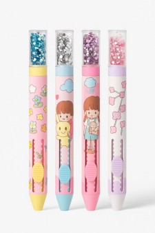 Ластик выдвижной "Cute girl", mix