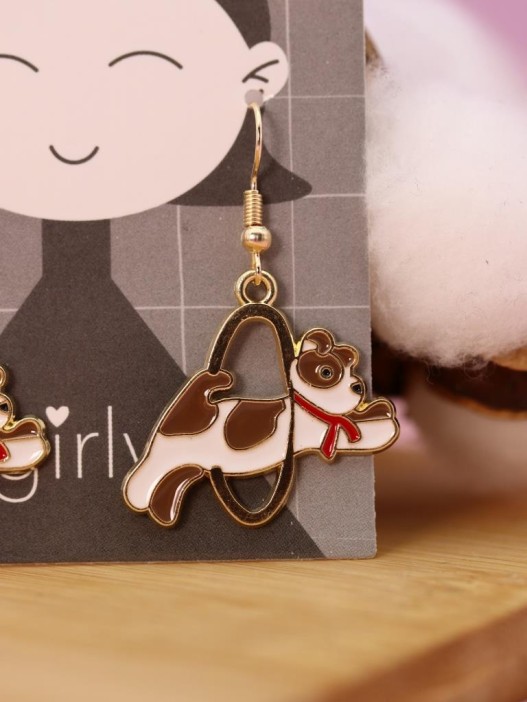 Серьги GIRLY &quot;Dog&quot; 