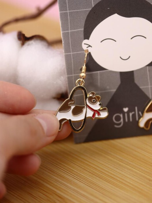 Серьги GIRLY &quot;Dog&quot; 