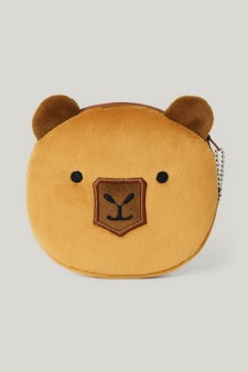 Кошелёк плюшевый "Cute Capybara", brown (10*10 см)
