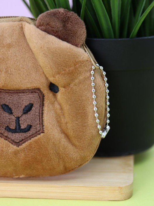 Кошелёк плюшевый &quot;Cute Capybara&quot;, brown (10*10 см) 