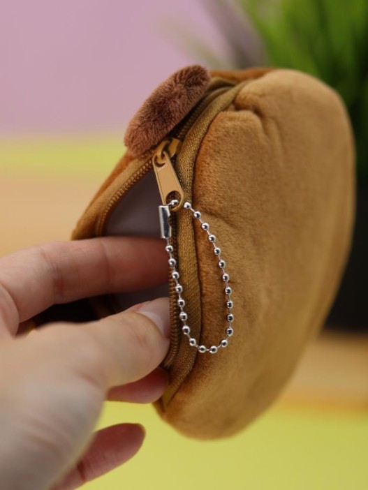 Кошелёк плюшевый &quot;Cute Capybara&quot;, brown (10*10 см) 