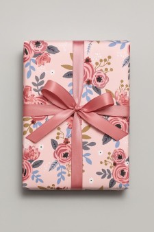 Упаковочная бумага «Flora», red (50*70 см)