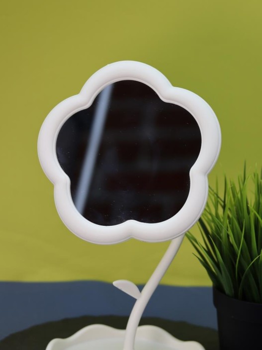 Зеркало настольное GIRLY &quot;Round flower&quot;, white 