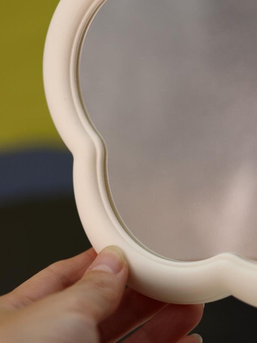 Зеркало настольное GIRLY &quot;Round flower&quot;, white 