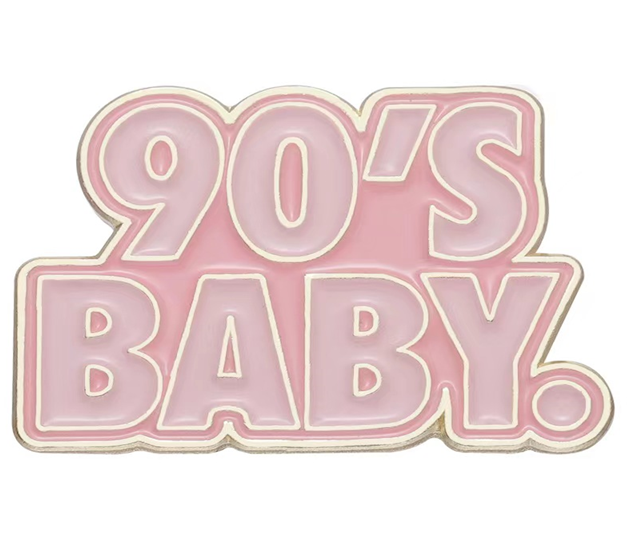 Значок металлический iLikeGift &quot;90&#039;s baby&quot; 
