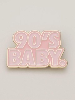 Значок металлический iLikeGift &quot;90&#039;s baby&quot;