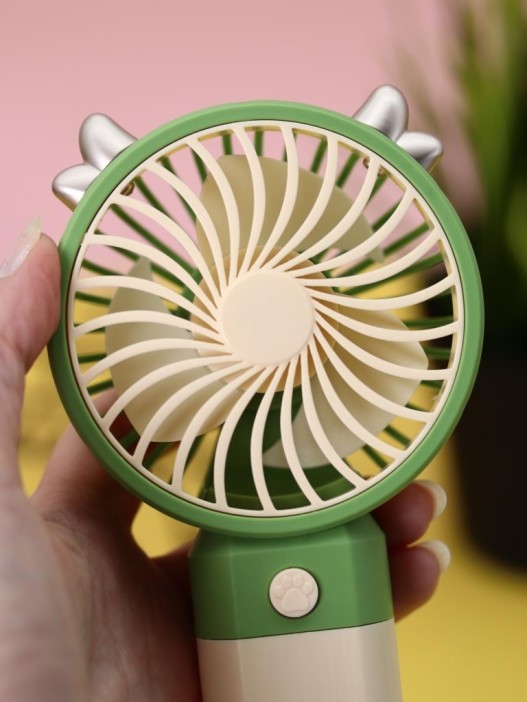 Портативный ручной вентилятор iLikeGift «Desktop wind», green 