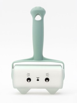 Ролик для чистки одежды в футляре "Cute blue cat", 10 см*60 листов