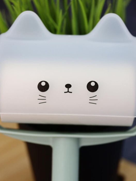 Ролик для чистки одежды в футляре &quot;Cute blue cat&quot;, 10 см*60 листов 