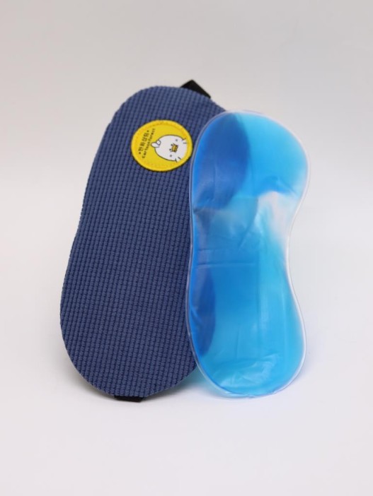 Маска для сна гелевая &quot;Texture&quot;, dark blue 