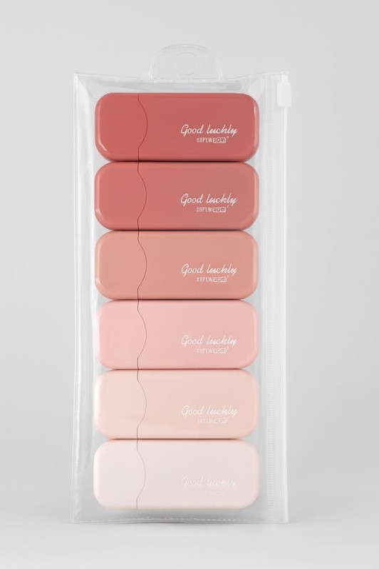 Набор корректоров 6 шт. &quot;Light brown shades&quot;, 72м*5мм, mix 