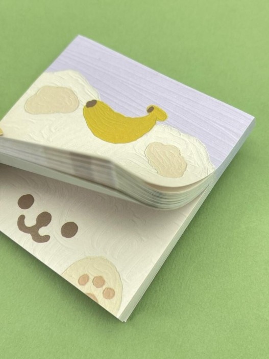 Блок стикер для записей &quot;Cute friends&quot;, purple 