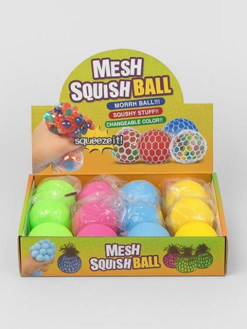Мялка - антистресс «Color ball», mix, шоу-бокс 12 шт. 