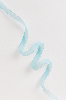 Лента для декора и подарков "Ribbon of magic", blue (1,5 см*1 м)